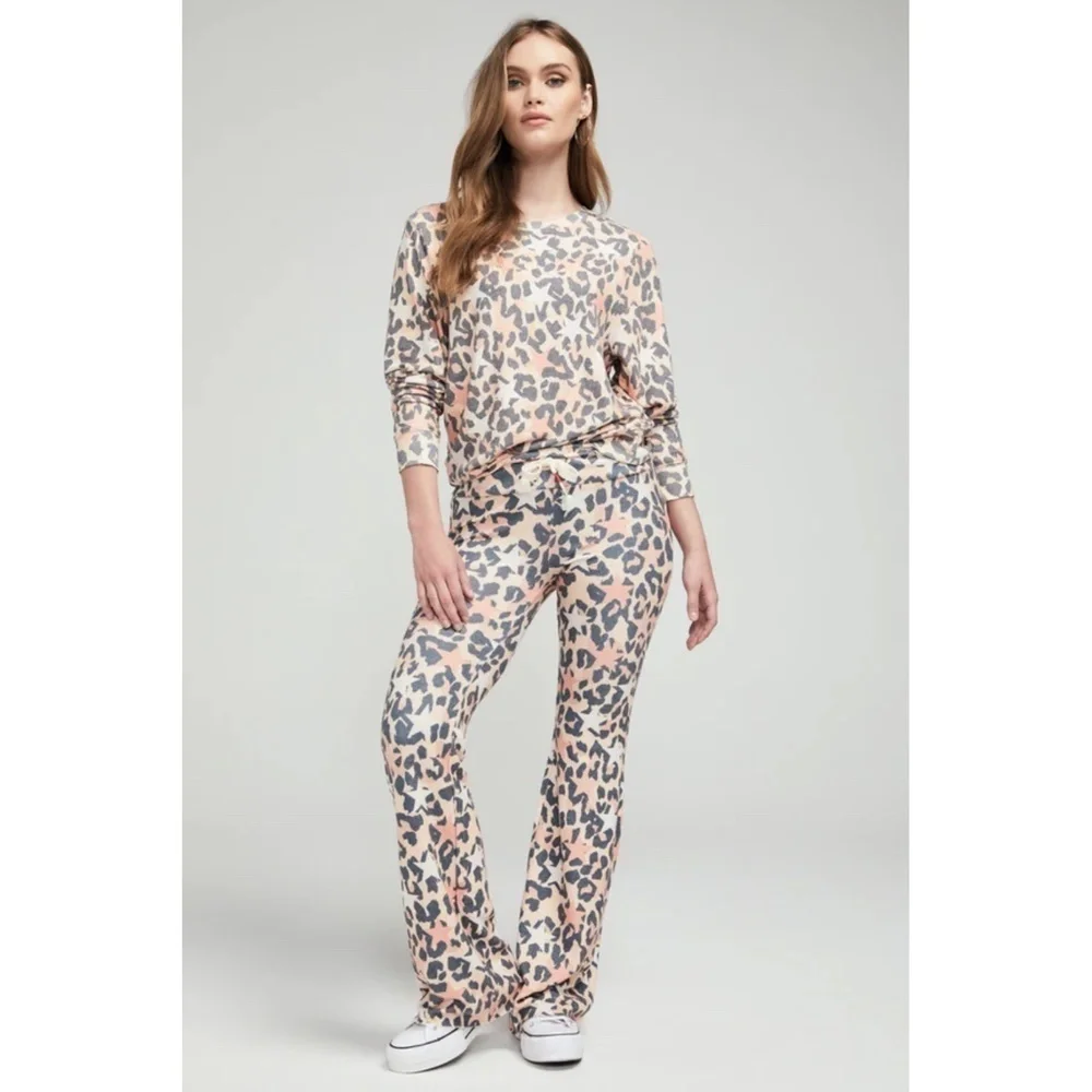 NWT Wildfox Leopard Stars and Spots 2 Pc. Set Sz. XS